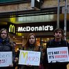 Aktionstag gegen McDonald's und KAUFHOF